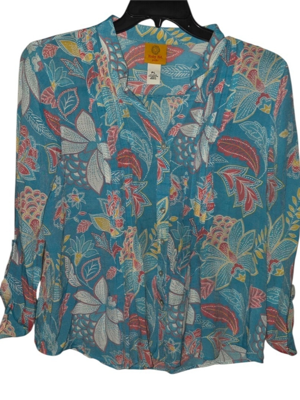 Ruby Rd Petite 3/4 Sleeve Blouse Size PL